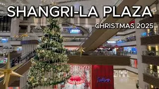 Shangri-La Plaza and Rustan's Christmas 2025 🎄 | Ortigas Center, Philippines 🇵🇭 | 4k