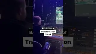 Transformation Church has amazing worship services. Go back stage with us to see how they do it!
