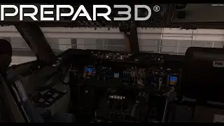 P3D V4.5 KORD Chicago - EDDF Frankfurt / PMDG 747-8I / full flight