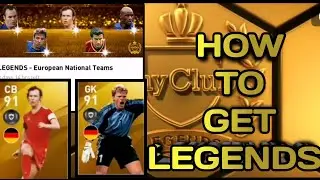 How To Get Legend In - (LEGENDS - EUROPEAN NATIONAL TEAM)