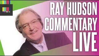 RAY HUDSON commentating: LIVE footage from the studio