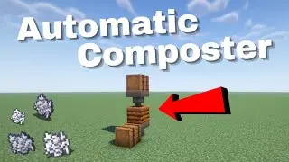 EASY AUTO Composter Build for Unlimited Bonemeal! | Minecraft Tutorial