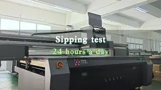 Machine testing before shipment