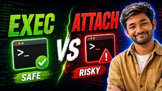 docker exec vs docker attach | Which One Should You Use?
