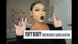 Fenty Beauty NEW Mattemoiselle Lipstick Swatch