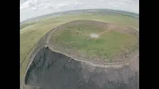 Wulanhada Volcano Geopark - Inner Mongolia.    No.3 Volcano - The North Alchemy Furnace