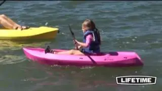 Lifetime 6 ft Wave Youth Kayak w/Paddle - Pink 90098 - KitSuperStore.com