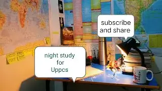 Night study 📚🎯🚔