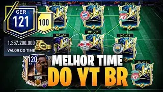 O MELHOR TIME DOS YOUTUBERS BR 🇧🇷🔥 | VALE 1.3 BILH&Atilde;O 🤑 - FIFA MOBILE 2022