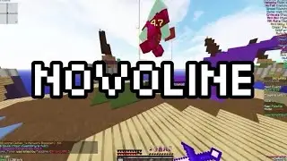 hacking in hypixel w/Novoline | Insane hypixel bypass