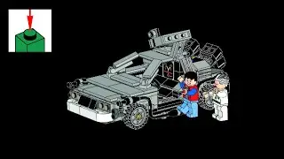 LEGO Cuusoo 21103, The DeLorean Time Machine - инструкции по сборке