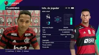 Editar Face\Habilidades Jo&atilde;o Lucas Flamengo PES 2021 (Usando Copiar Base)