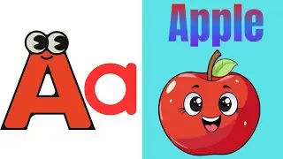 abc phonic song | abc learning for toddlers | A for apple🍎 b for 🏀| #kidslearning
