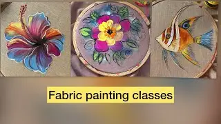 Уроки росписи по ткани #wetonwet #fabricpainting #artclass #kaviartstudio