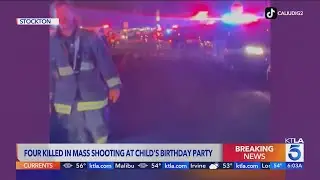 Mass shooting leaves four dead, 10 injured during family gathering in Stockton