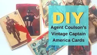 Agent Coulson's Vintage Captain America Trading Cards | DIY