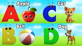 ABC Phonics Song - Toddler Learning Video Songs , A for Apple , Nursery Rhymes , Alphabet song