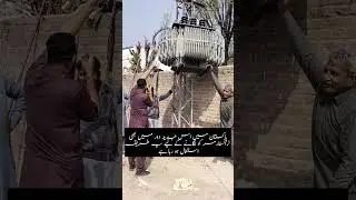 How to Install Transformer in Pakistan #transformers #electricity #pakistan #pakistani #shorts