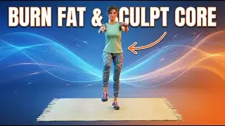 20-Min Indoor Walk: Burn Fat & Sculpt Core At Home