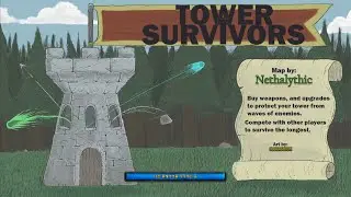 Ачивка на 10 минут без дохода | Tower Survivors (WC3 Custom Map)