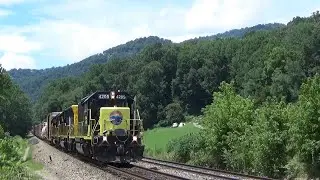 Full Train: WAMX SD40-2 4205 w/ &ldquo;SD45s&rdquo; Leads BLU T31 on 7/28/20 (Part 4)