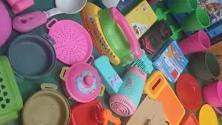 Satisfying with unboxing #colr full miniature barbie kitty  doll fancher set toys #asmr #video 😍 💖 💕