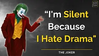 50 MOST POWERFUL JOKER MOTIVATIONAL QUOTES (Joker's Collection) | QUOTE POWER