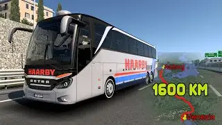 Aalborg (Den) to Venice (Ita) | Euro Truck Simulator 2 [Setra 517 HDH TopClass]