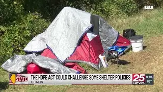 Illinois could change the acceptance rules at homeless shelters