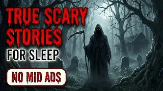 🛑 NO MID ADS 🛑 4+ HOURS of TRUE Scary Stories for Sleep | Gentle Rain | Black Screen | Vol.61