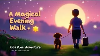 Evening Walk - A Bedtime Poem for Kids