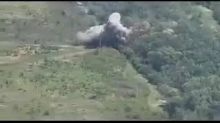 Luhansk region - detonation of a racist tank by a mine - 11.06.2022