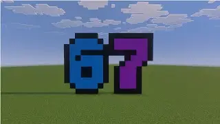 [ЛЕГКО] Как сделать 67 в Minecraft &mdash; урок по пиксельной графике