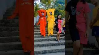 Teddy bear Cute Girls fan 😍 #song #topteddy #teddybear #teddycross #toy #teddy #cute #cutesnowman