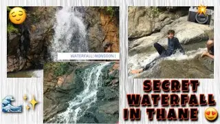 Hidden waterfall in Thane😍 ||  haware city waterfall 💧|| it&rsquo;s guruu