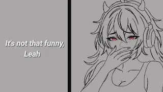It's not that funny, Leah // small 