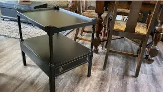 Claire the Side Table Makeover with Homemade Chalk Paint