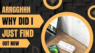 Outlet Extender with Rotating Plug & Surge ⚙️🔌 | 6 Outlets + 3 USB Ports &ndash; Safe & Flexible Power