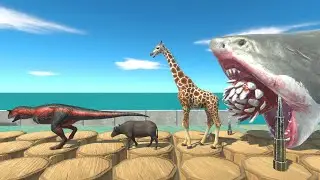 The possibility of conflict with a large predator - Animal Revolt Battle Simulator