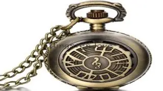 JewelryWe Vintage Fullmetal Alchemist Edward Elrics Pocket Watch Black with