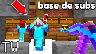 Me INFILTRÉ en la BASE SECRETA de un SUSCRIPTOR en MINECRAFT