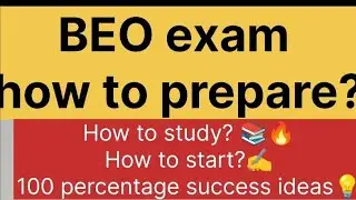 BEO exam # BEO exam how to prepare # 
