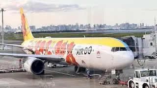 羽田発 旭川着 ANA4787 28J 離陸するまでの景色
