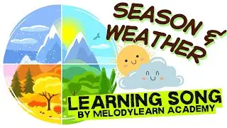 Seasons & Weather Song 🌞 | Learn About Winter, Spring, Summer, Fall! | 🎵 MelodyLearn Academy