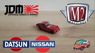 Nissan-Datsun Fairlady Z de 1970 - escala 1/64 - M2 machines.