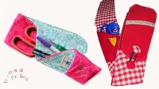 Scherentasche | gratis Schnittmuster | Anf&auml;nger Projekt | n&auml;hen lernen | Frocks & Frolics