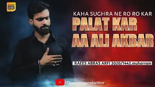 |New Noha 2020 |Noha palat kar aa Ali akbar|Raees Abbas Arfi| muzaffarnagar Uttar Pradesh|
