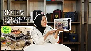 cooking set camel CW 301 alat masak outdoor stainless nesting 8 in 1