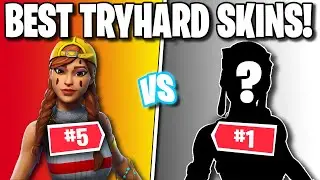 Top 10 MOST TRYHARD SKINS IN FORTNITE! ( Sweatiest Skins In Chapter 2 Season 2)