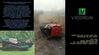 EPA odobreni benzinski motor, daljinski upravljani multitasker za sve nagibe #toolscarrier #rcmower